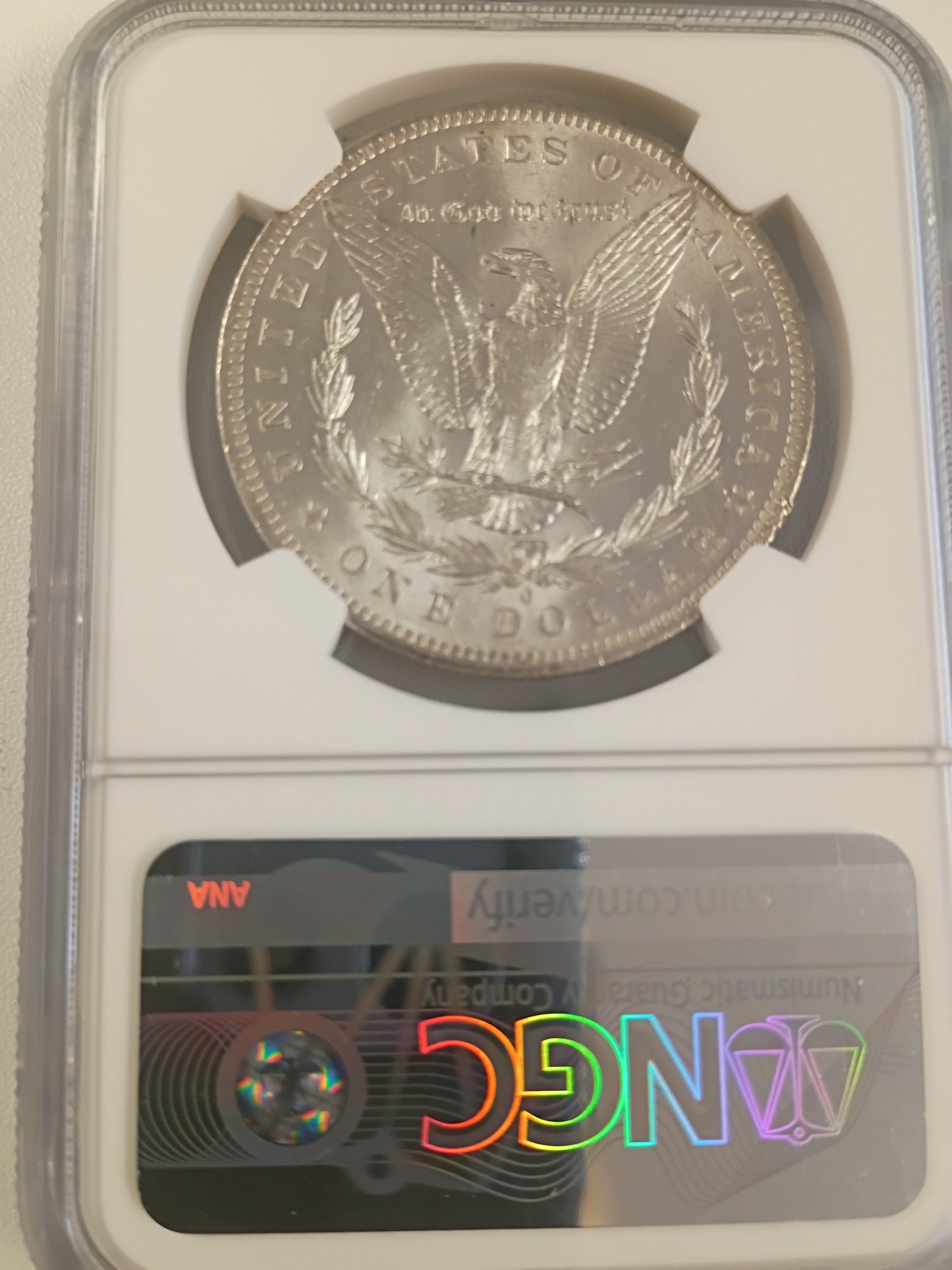1883-O Morgan Silver Dollar | NGC MS61 | New Orleans Mint | Cert #6510308-004