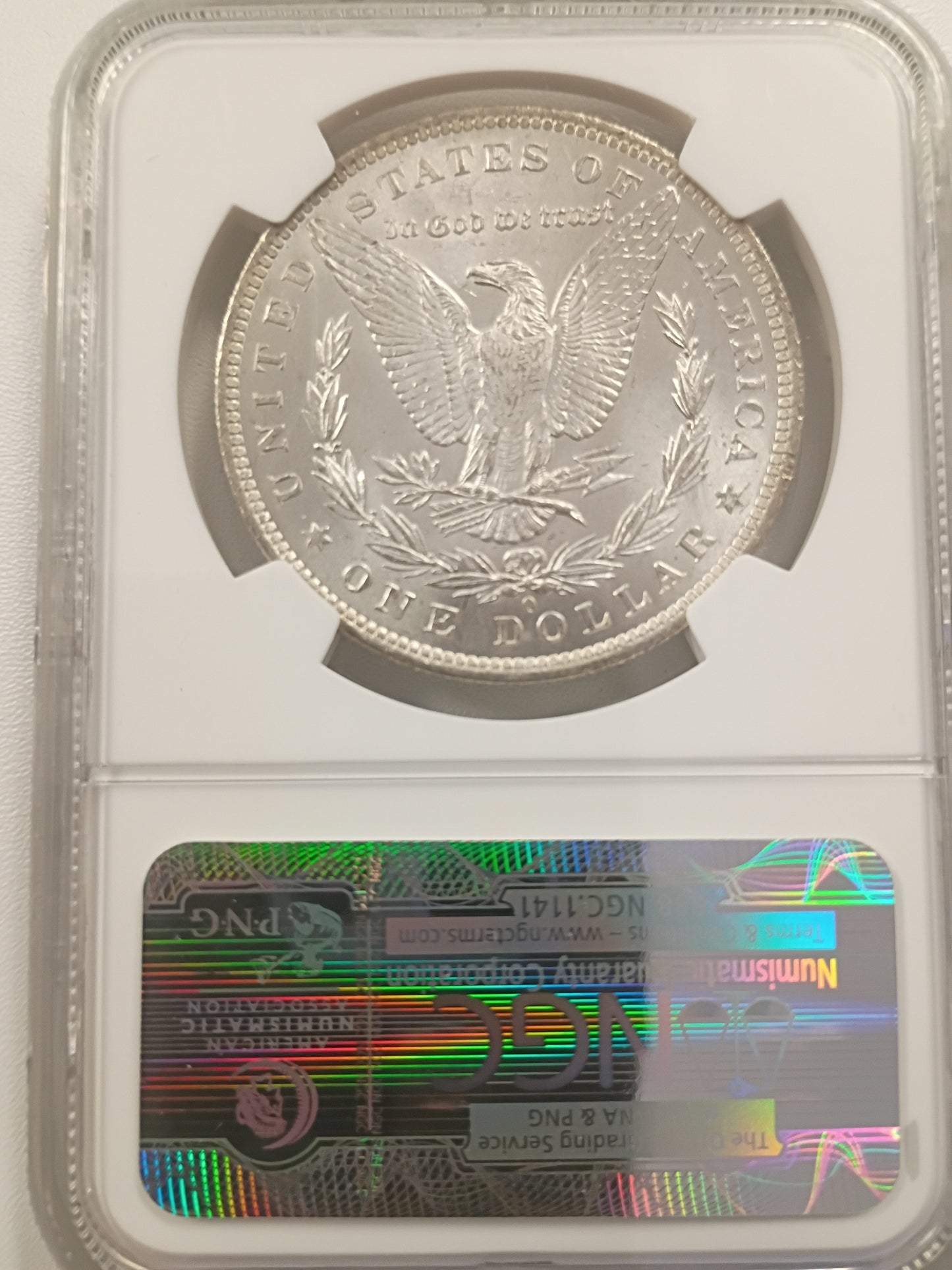 1883-O Morgan Silver Dollar | NGC MS64 | New Orleans Mint | Cert #3656389-021
