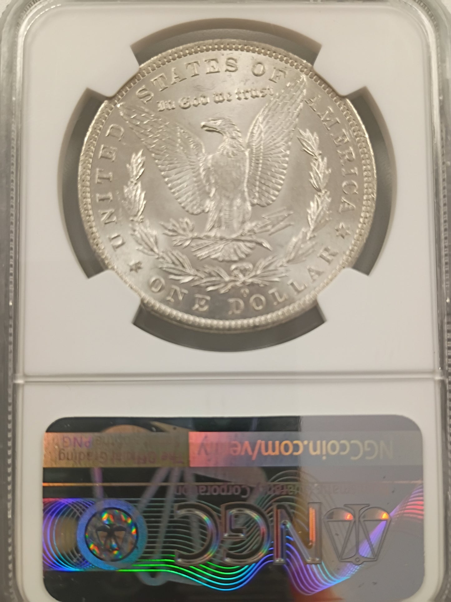 1884-O Morgan Silver Dollar | NGC MS63 | New Orleans Mint | Cert #6570390-049