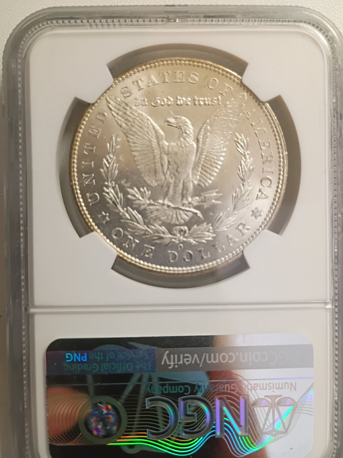 1904-O Morgan Silver Dollar | NGC MS63 | New Orleans Mint | Cert #6580380-003