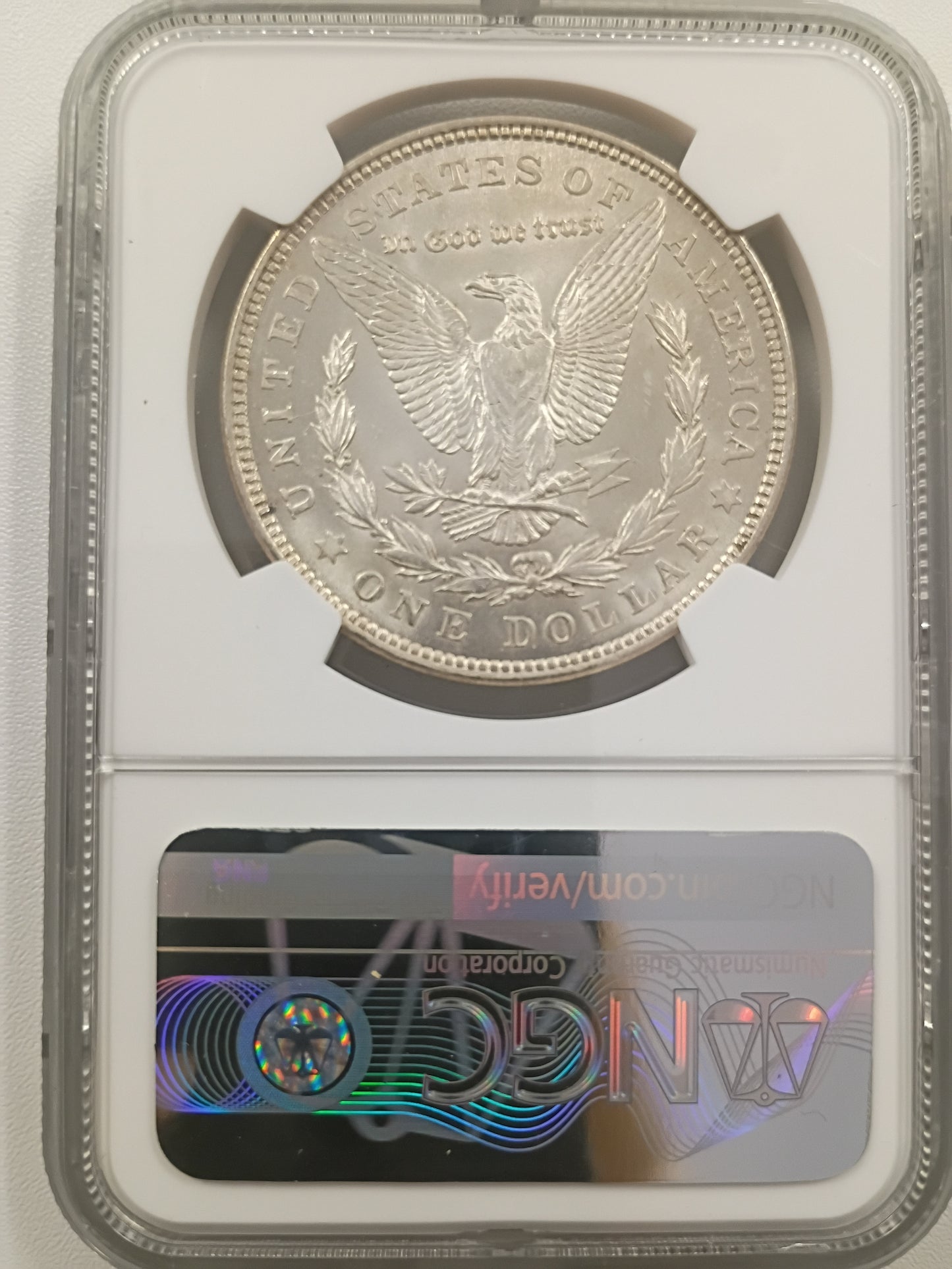 1921 Morgan Silver Dollar | NGC MS62 | Philadelphia Mint | Cert #6527031-012