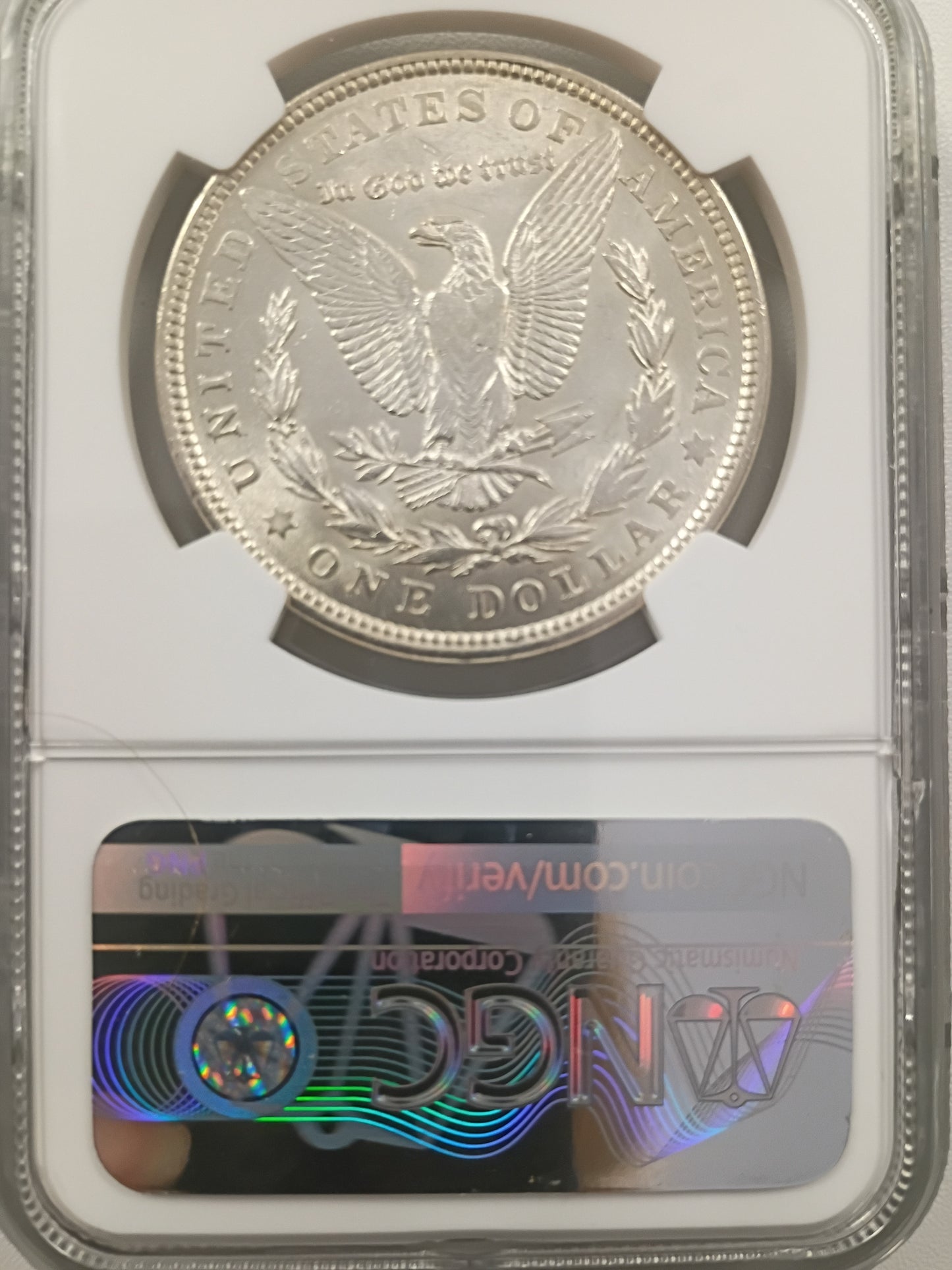 1921 Morgan Silver Dollar | NGC MS61 | Final Year Issue | Cert #6527031-014