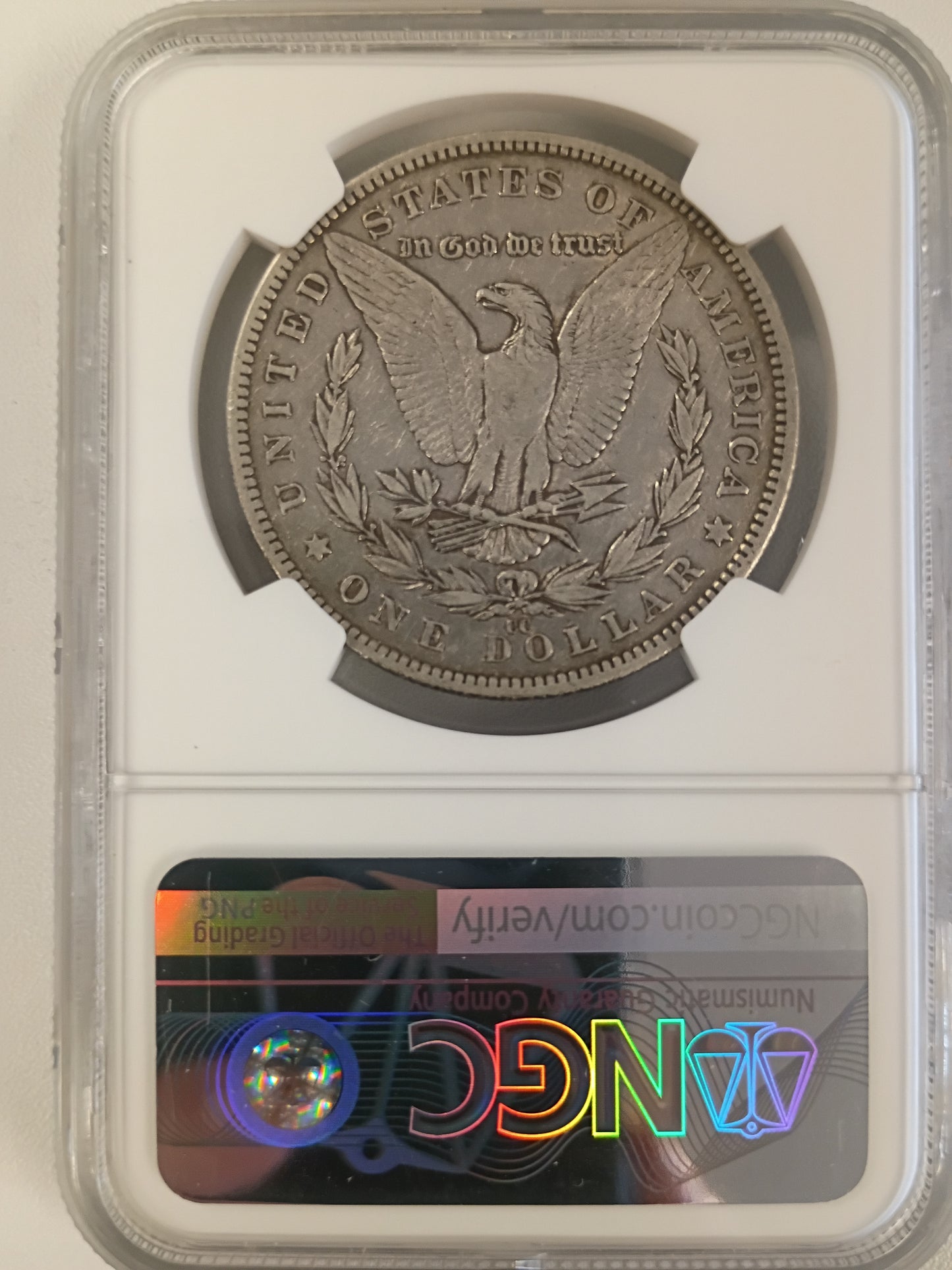 1892 CC MORGAN DOLLAR VF-30 NGC