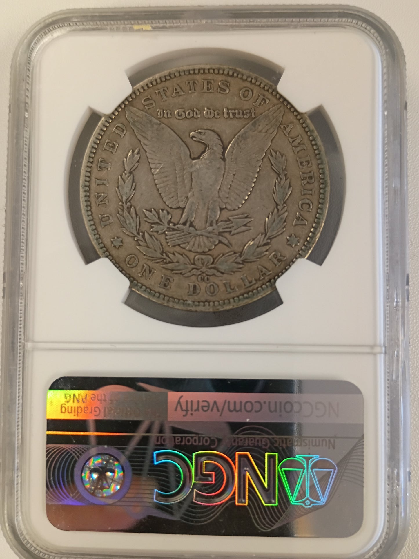 1893 CC VF-20 MORGAN DOLLAR NGC