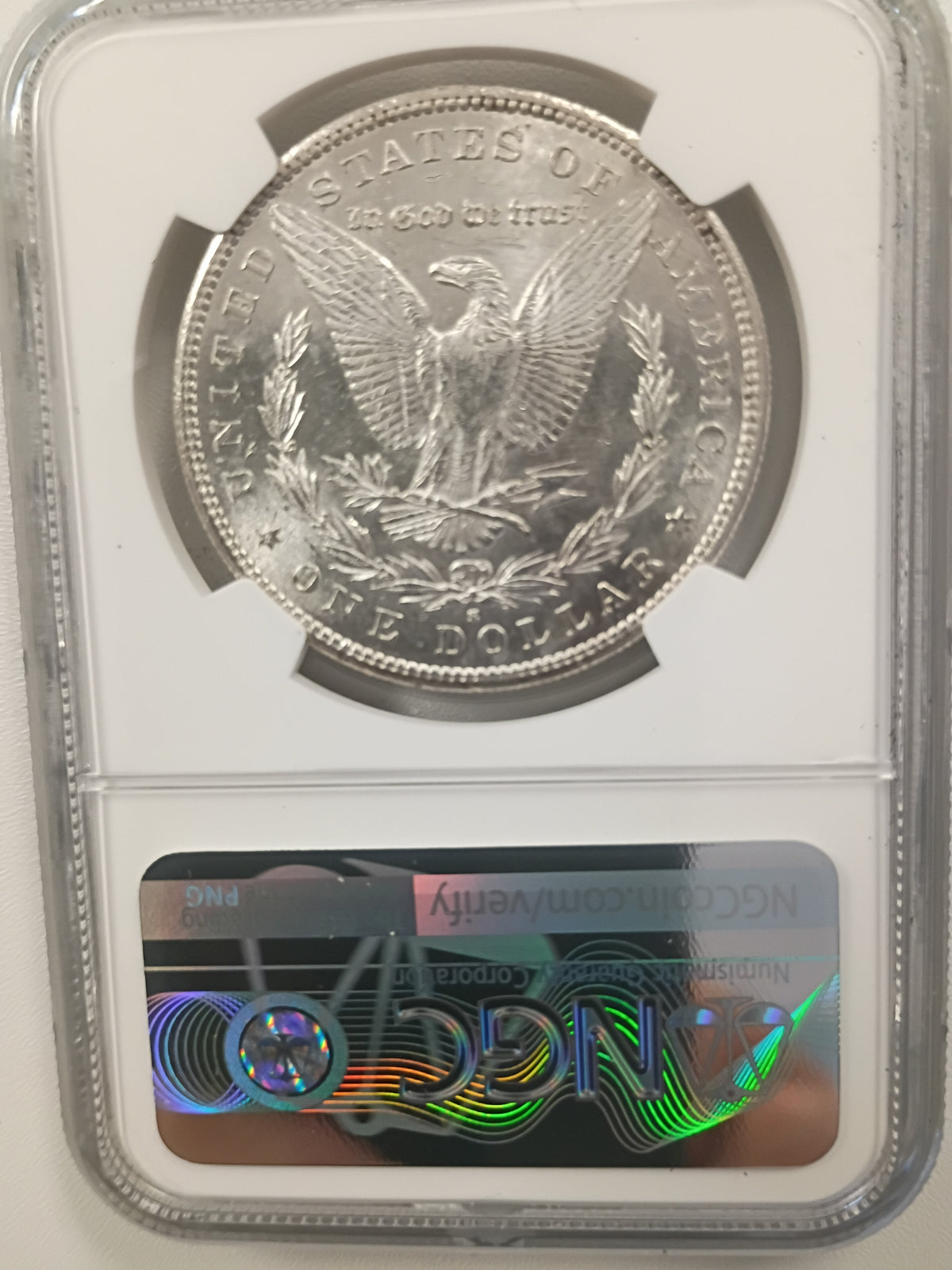 1889 S Morgan Dollar MS-63 NGC 6332434-009