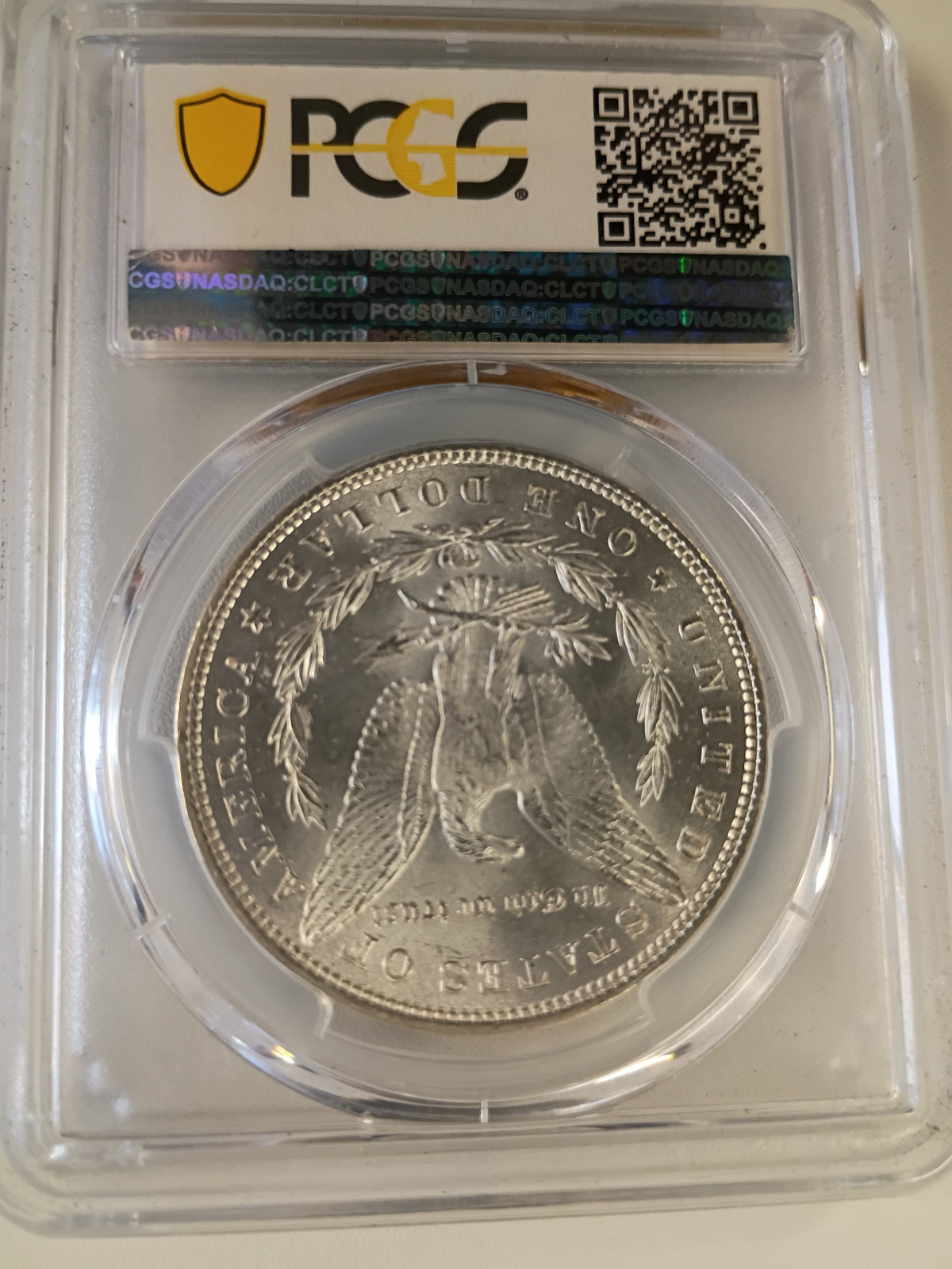 1881 P MORGAN DOLLAR PCGS MS-65 SIGHT WHITE STICKER