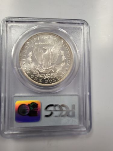 1882-O/S Morgan Silver Dollar | PCGS MS63 | O/S Mint Mark Variety | New Orleans Over San Francisco | Cert #21444019
