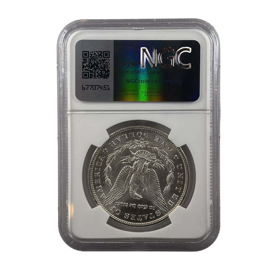 1883-CC Morgan Silver Dollar | NGC MS63 | Carson City Mint