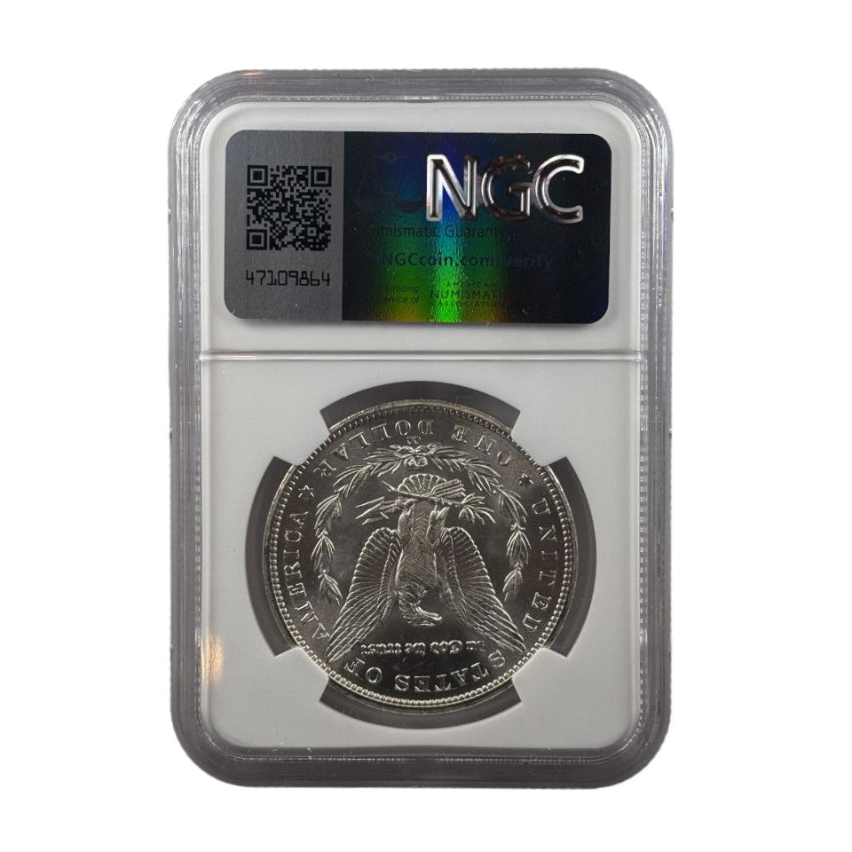 1883-CC Morgan Silver Dollar | NGC MS62 | Cert #6513053-006 | Carson City Mint