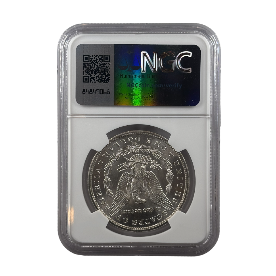 1883-CC Morgan Silver Dollar | NGC MS62 | Cert #6513053-013 | Carson City Mint