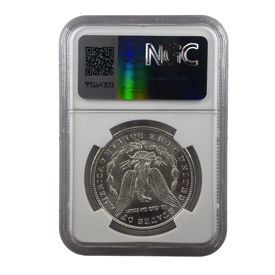 1883-CC Morgan Silver Dollar | NGC MS62 | Cert #6513053-003 | Carson City Mint