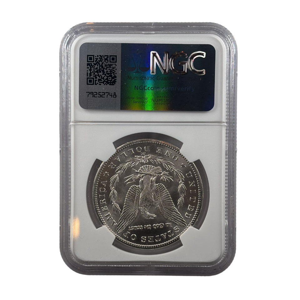 1883-CC Morgan Silver Dollar | NGC MS62 | Cert #6513053-018 | Carson City Mint