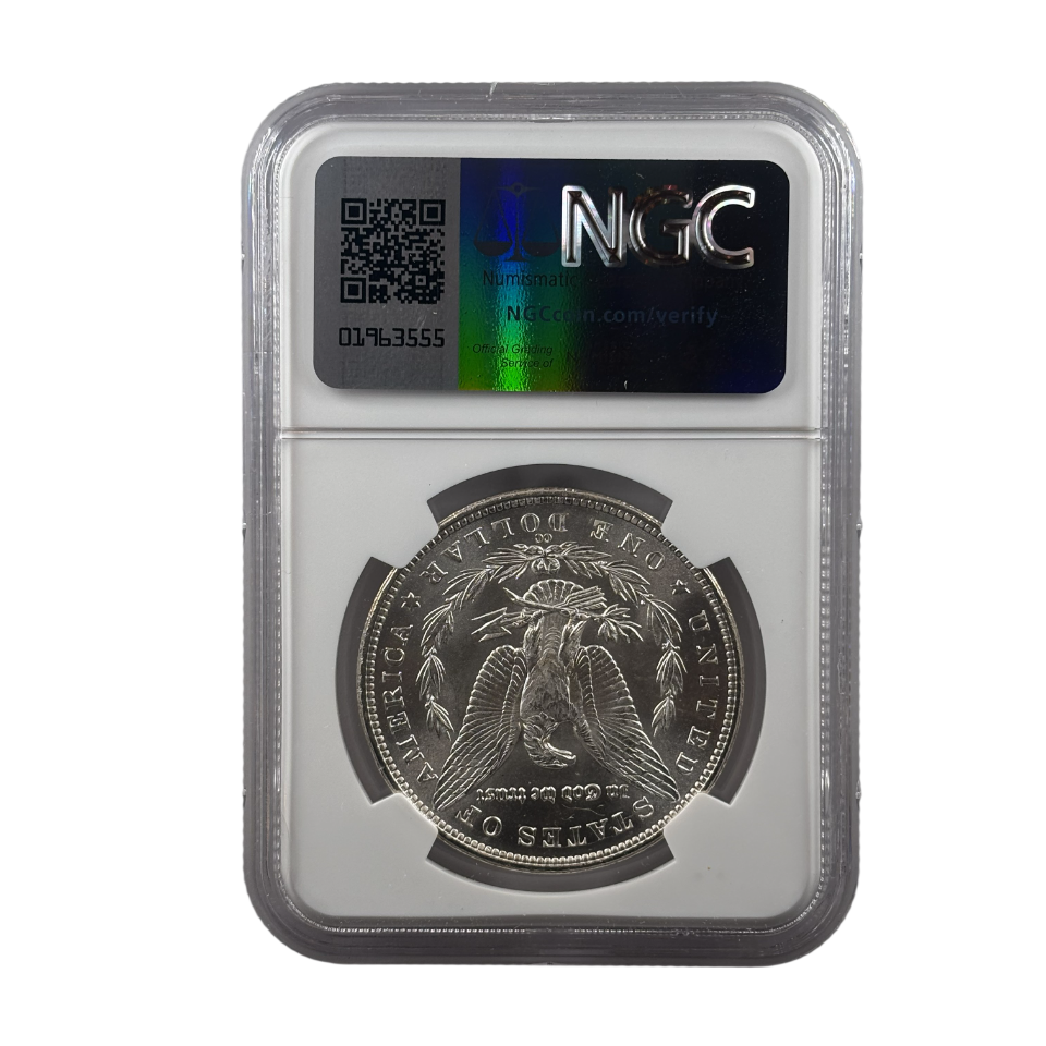 1883-CC Morgan Silver Dollar | NGC MS62 | Cert #6513053-020 | Carson City Mint