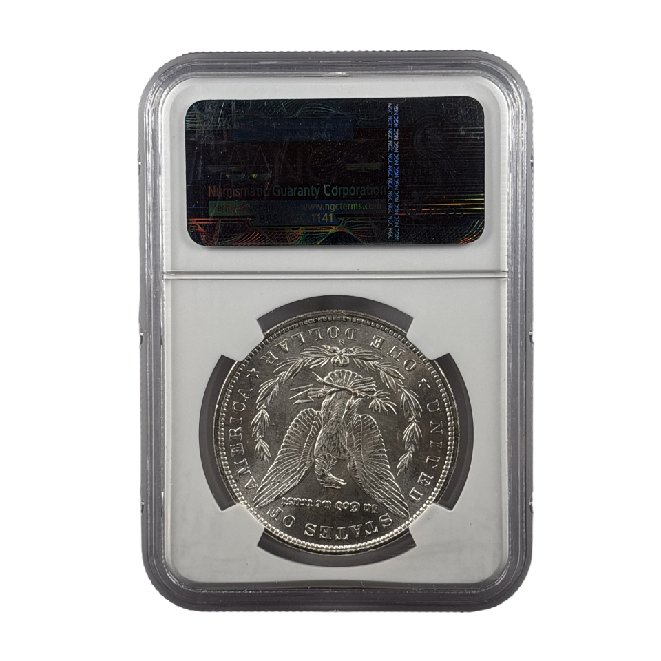 1879-S Morgan Silver Dollar | NGC MS64 | Choice Uncirculated | San Francisco Mint | Cert #3777444-004