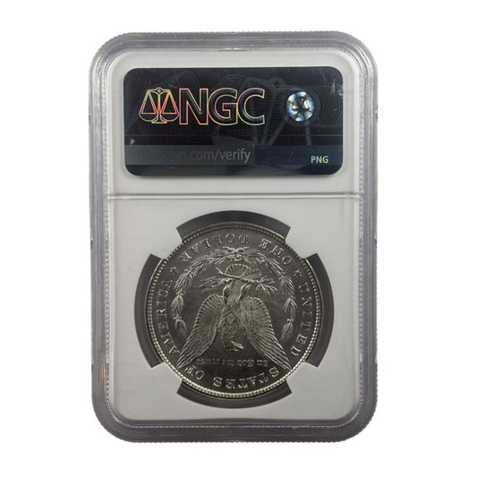1878 Morgan Silver Dollar | NGC MS63 | Eight Tail Feathers | Philadelphia Mint | Cert #4814961-015