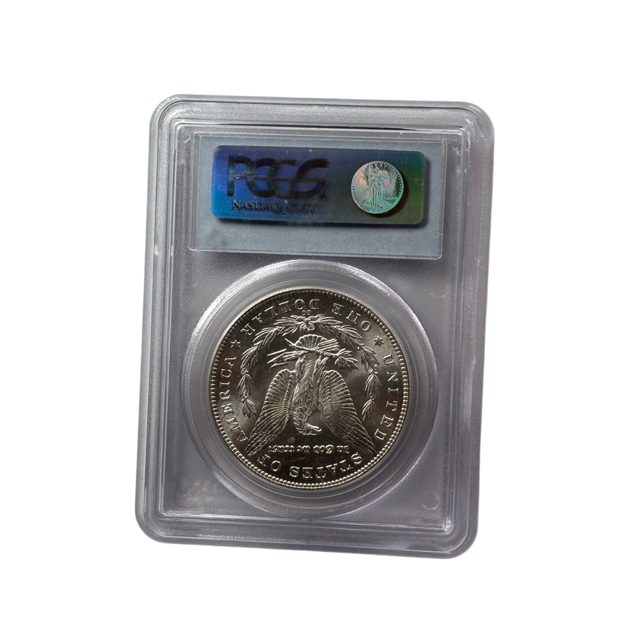 1884-CC Morgan Silver Dollar | PCGS MS65 | Carson City Mint | CAC Sticker | Cert #03975259
