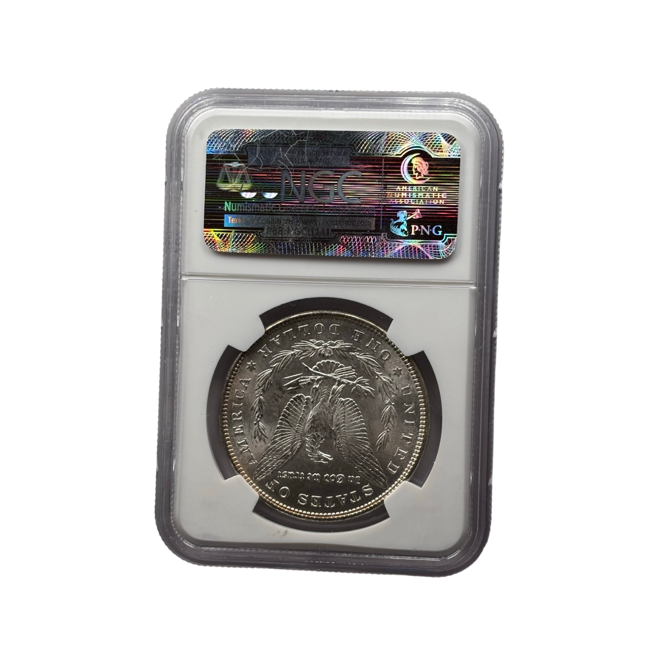 1885-P Morgan Silver Dollar | NGC MS63 | Cert #3545073-107 | Philadelphia Mint