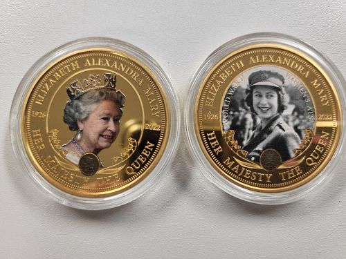 2022 ELIZABETH ALEXANDER MARY COMMERATIVE COIN HER MAJESTY THE QUEEN COIN