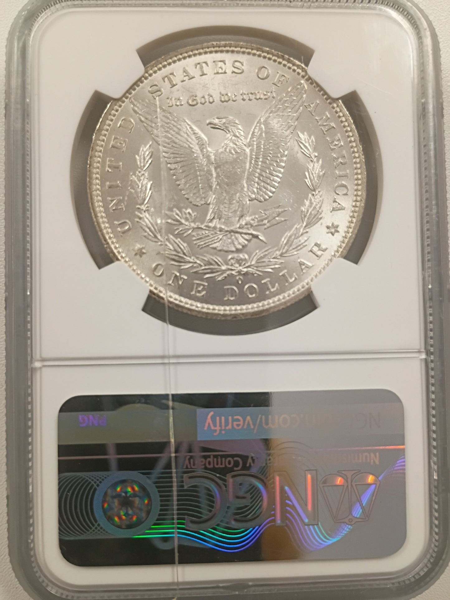 1883-O Morgan Silver Dollar | NGC MS62 | New Orleans Mint | Cert #6510308-005