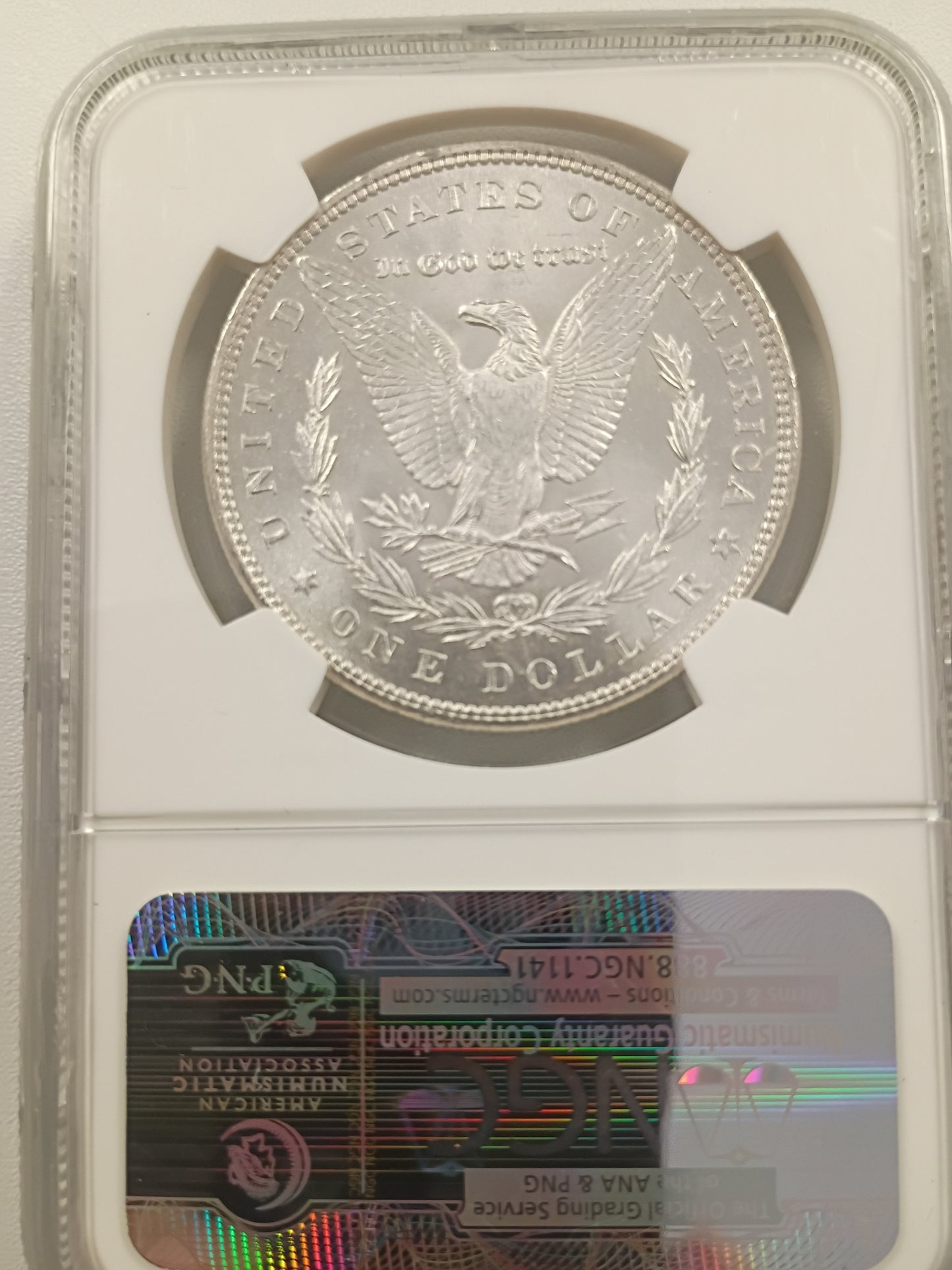 1884 Morgan Silver Dollar | NGC MS64 | Philadelphia Mint (No Mint Mark) | Cert #1207815-031
