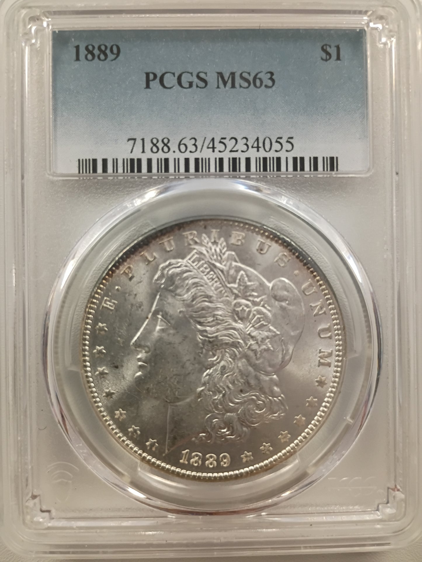 1889 Morgan Silver Dollar | PCGS MS63 | Choice BU