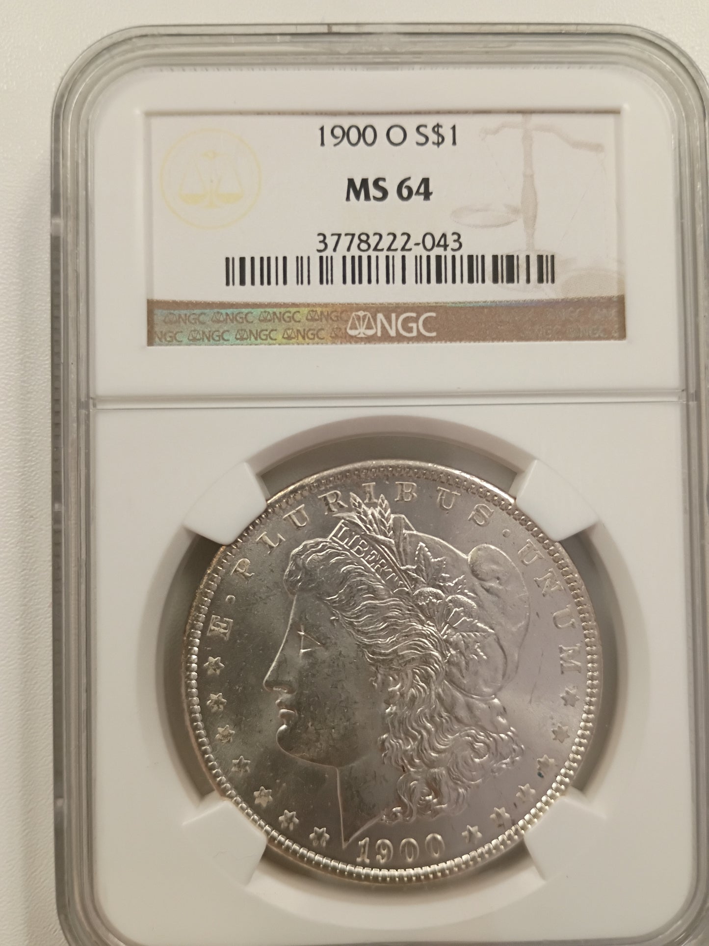 1900-O Morgan Silver Dollar | NGC MS64 | Near-Gem Mint State
