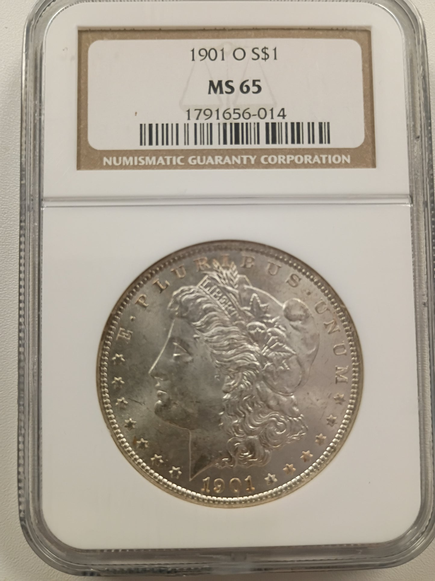 1901-O Morgan Silver Dollar | NGC MS65 | New Orleans Mint | Gem Mint State