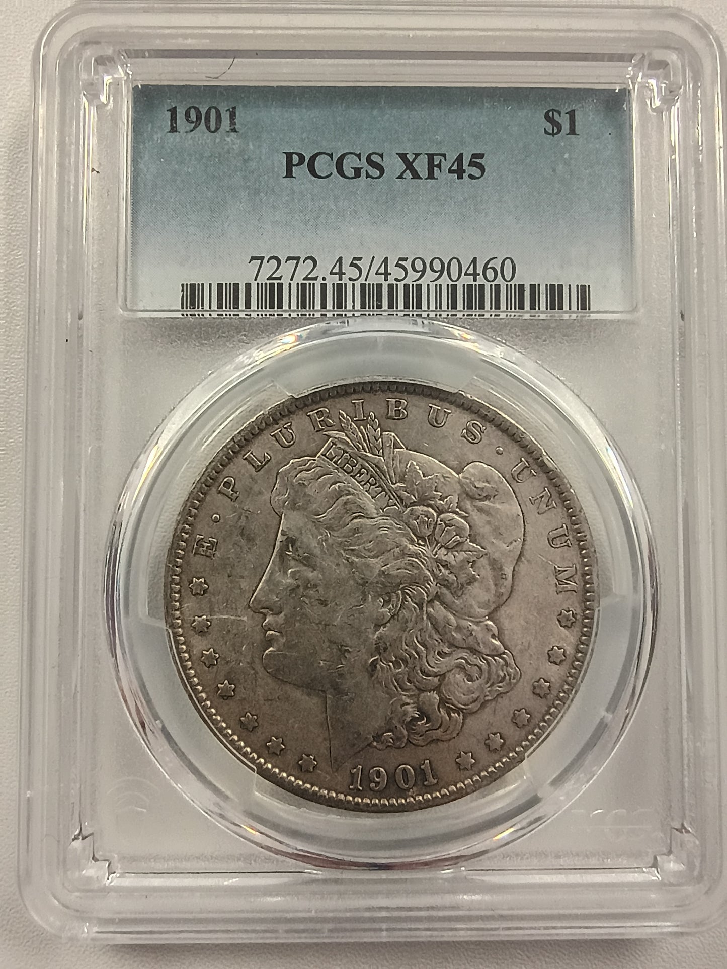 1901 Morgan Silver Dollar | PCGS XF45 | Choice Extremely Fine