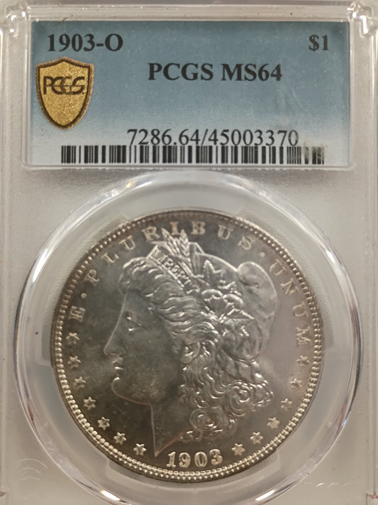 1903-O Morgan Silver Dollar | PCGS MS64 | New Orleans Mint | Certified Choice BU