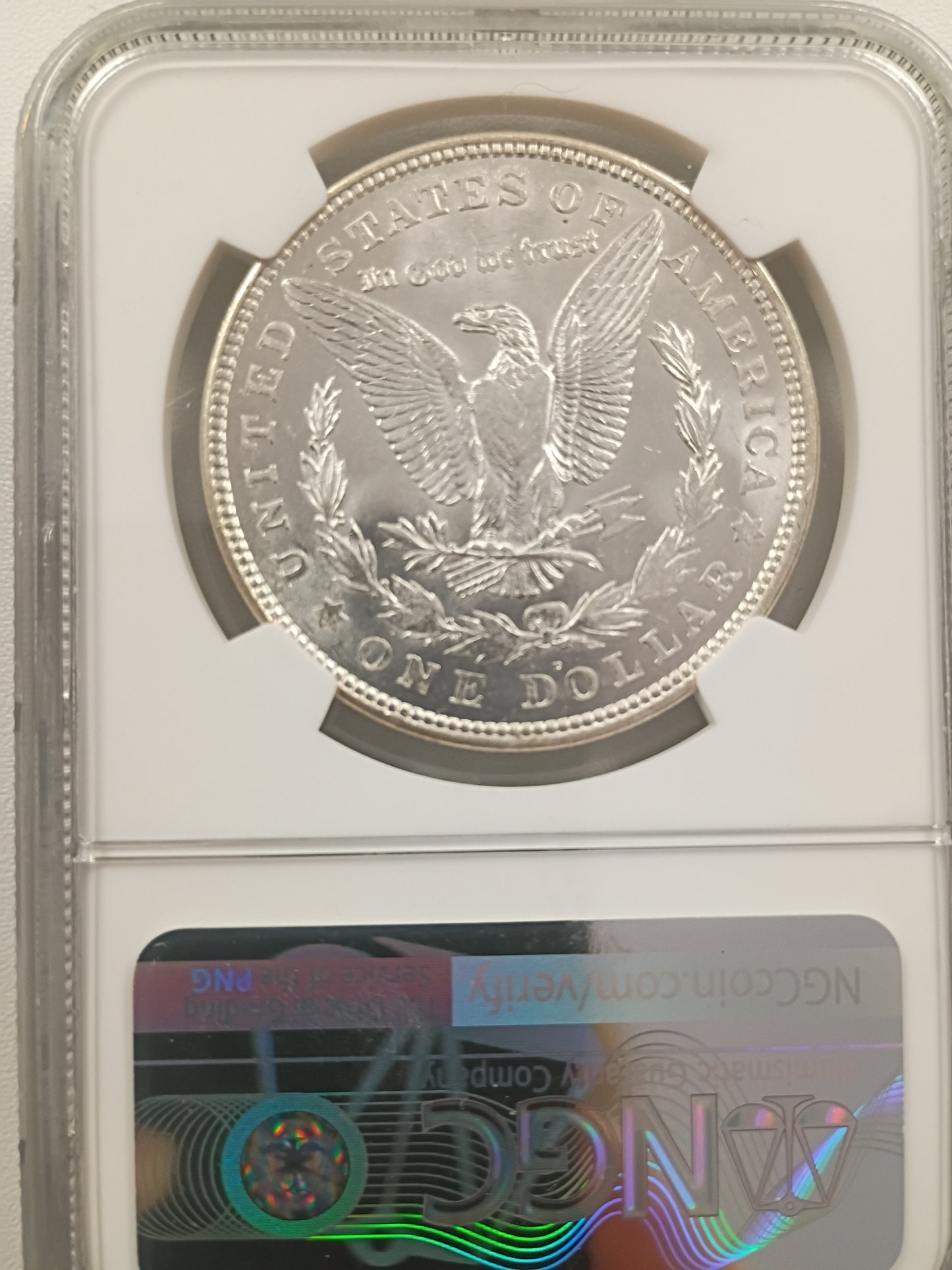 1921-D Morgan Silver Dollar | NGC MS65 | Denver Mint | Cert #6355448-014