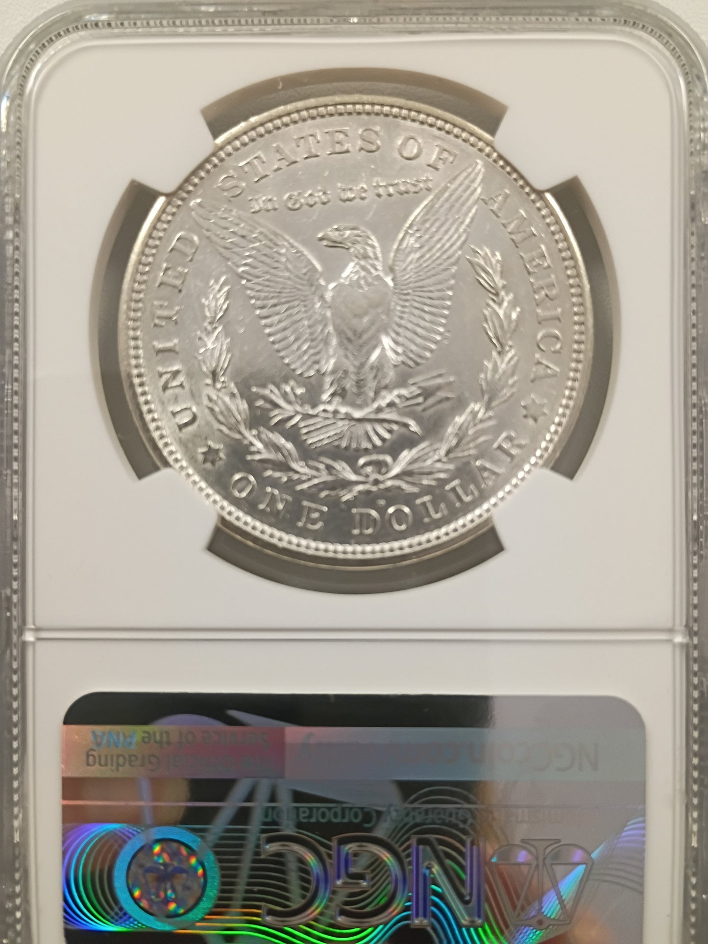 1921-D Morgan Silver Dollar | NGC AU55 | Denver Mint | Cert #6527031-001