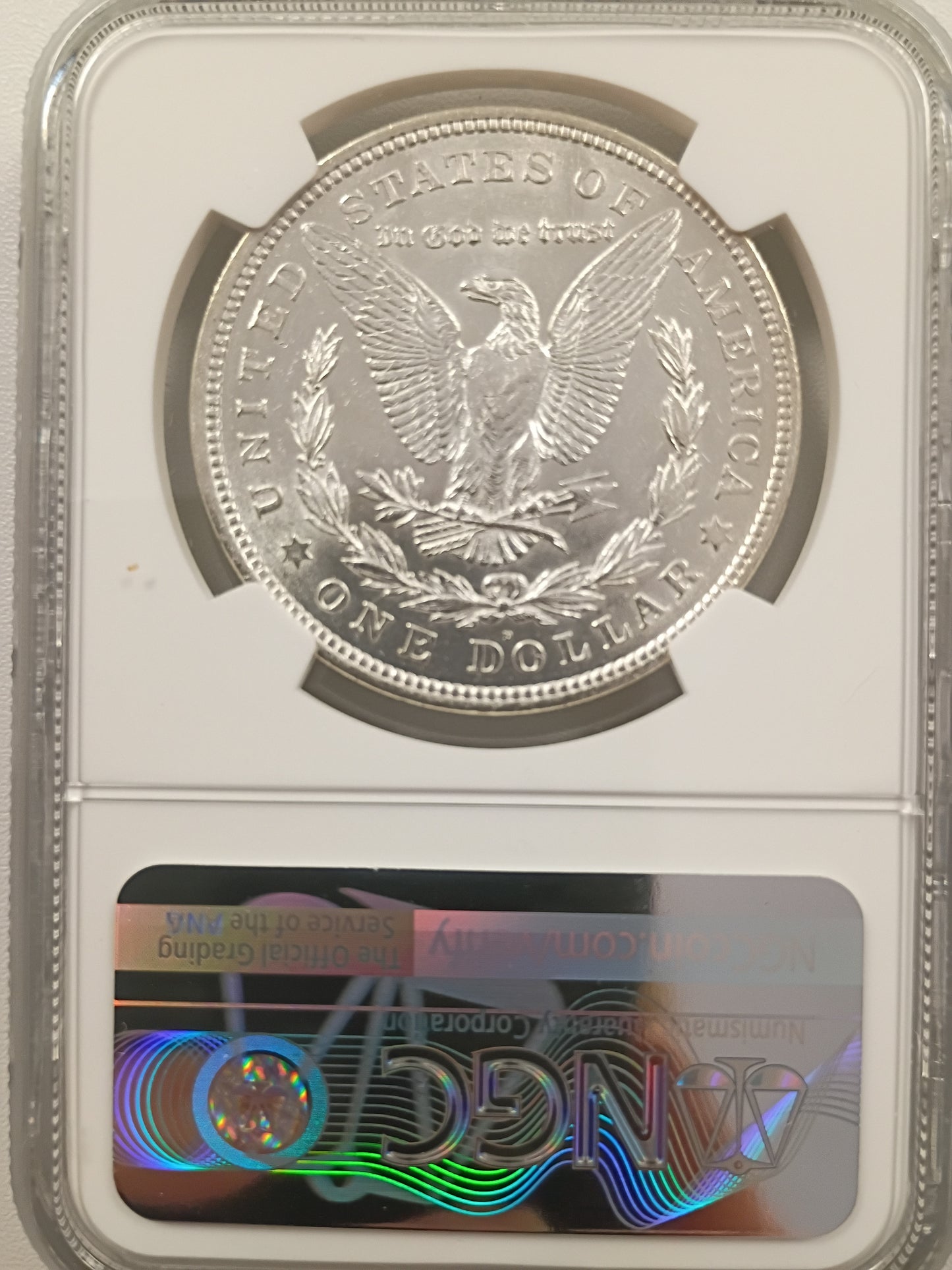 1921-D Morgan Silver Dollar | NGC AU58 | Denver Mint | Cert #6527031-004