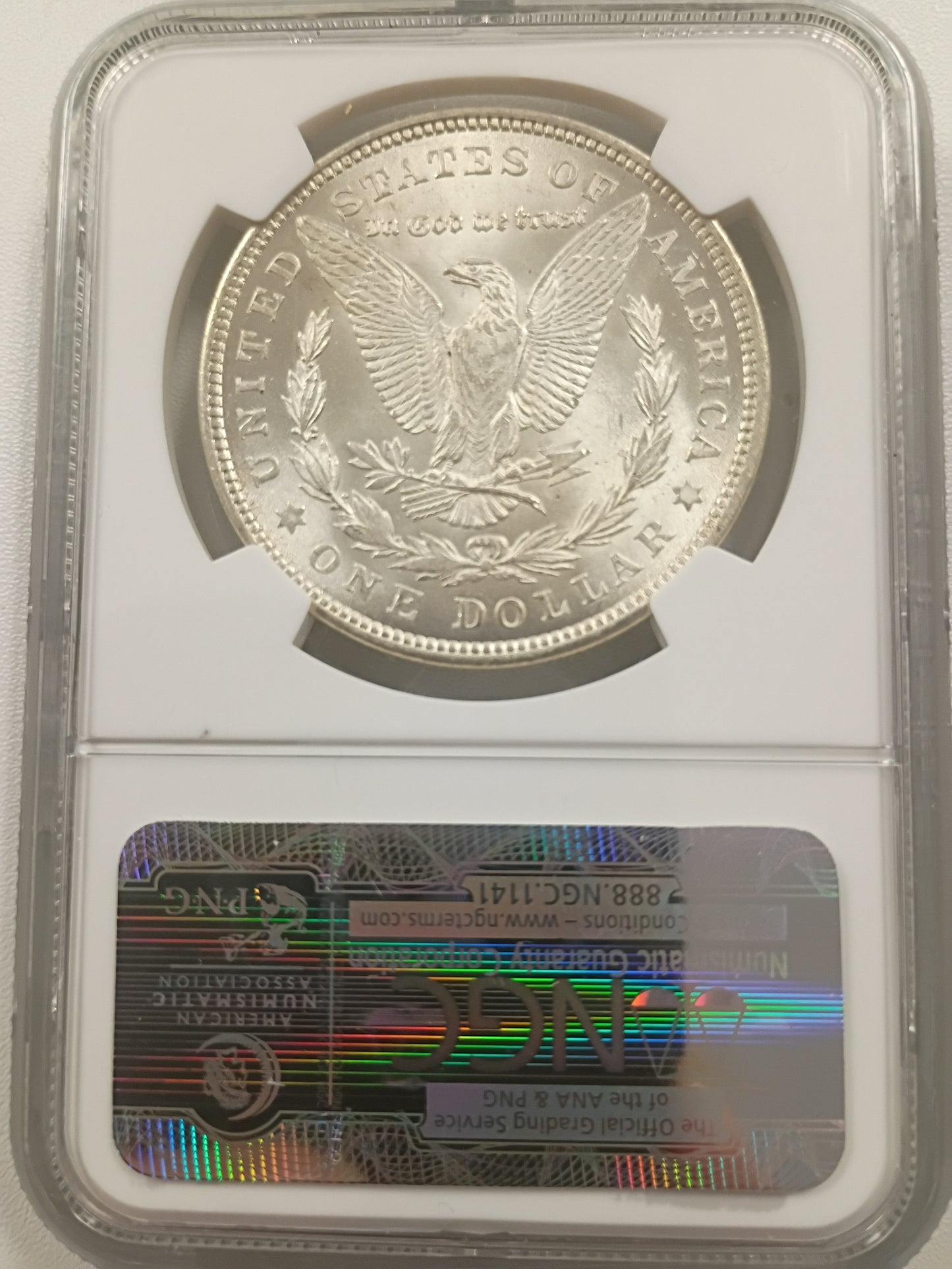 1921 Morgan Silver Dollar | NGC MS64 | Philadelphia Mint | Cert #3777444-098
