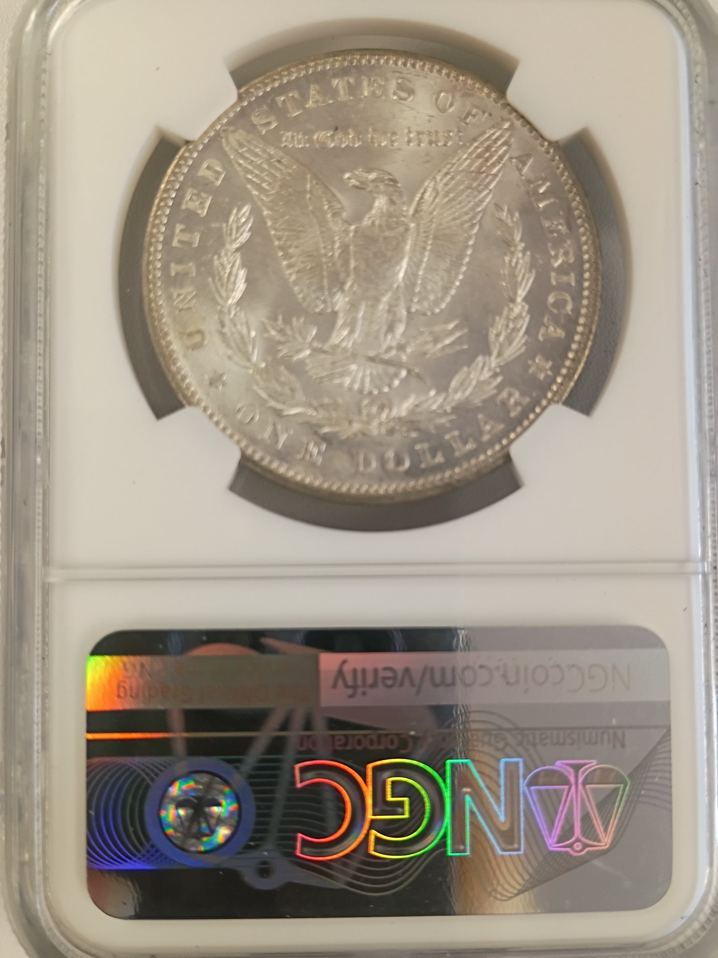 1891 P MORGAN DOLLAR MS-64+ NGC 6269036-003