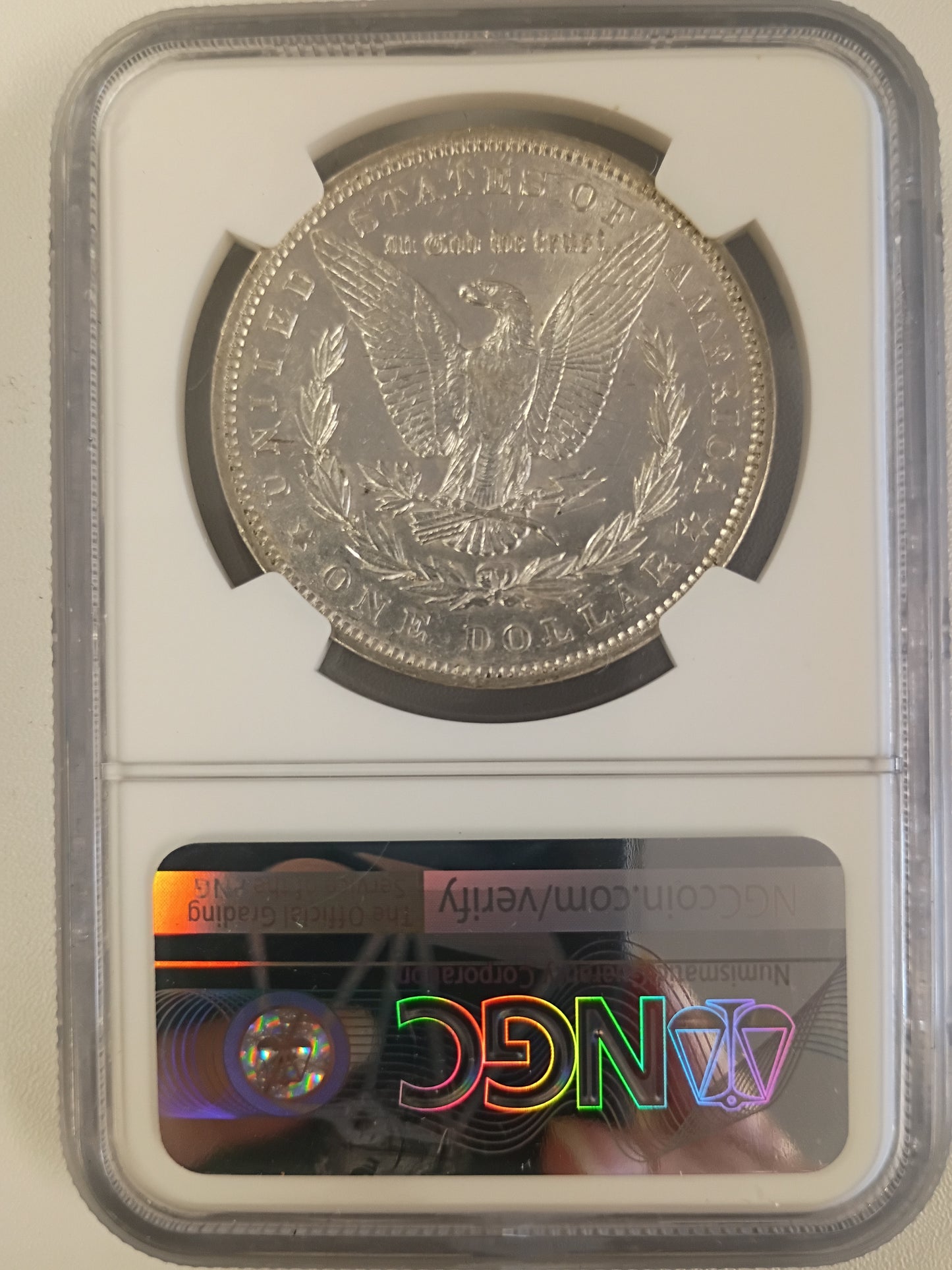 1894 P MORGAN DOLLAR AU-55 5869790-001 NGC