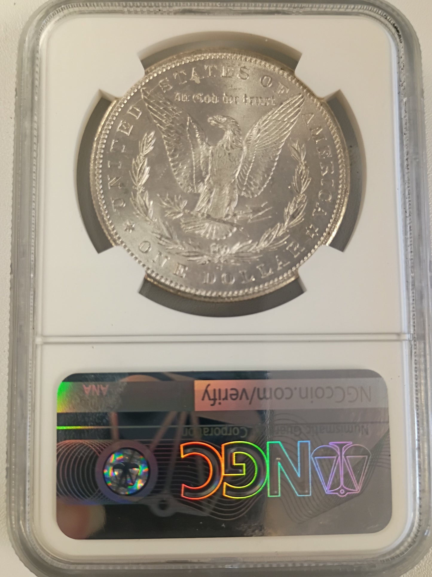 1898 S MORGAN DOLLAR MS-64 5850701-016 NGC