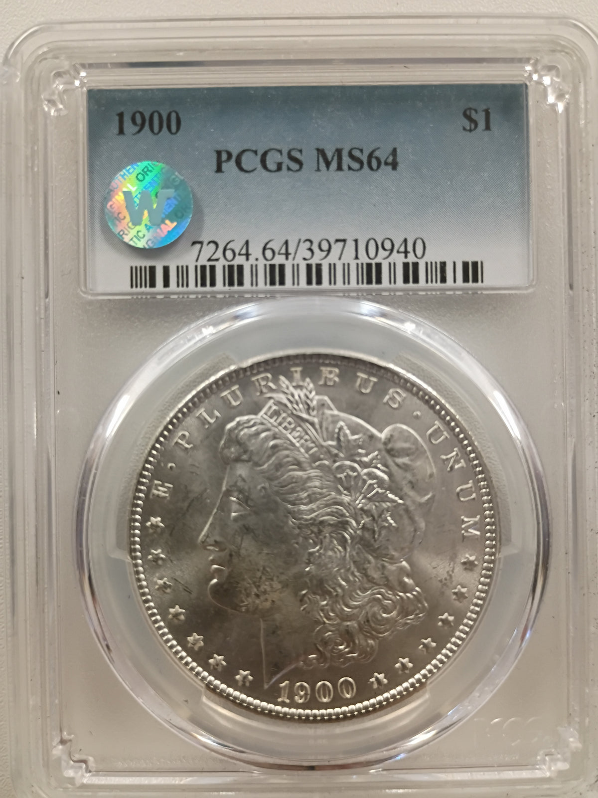 1900 Morgan Silver Dollar | PCGS MS64 | Near-Gem Mint State