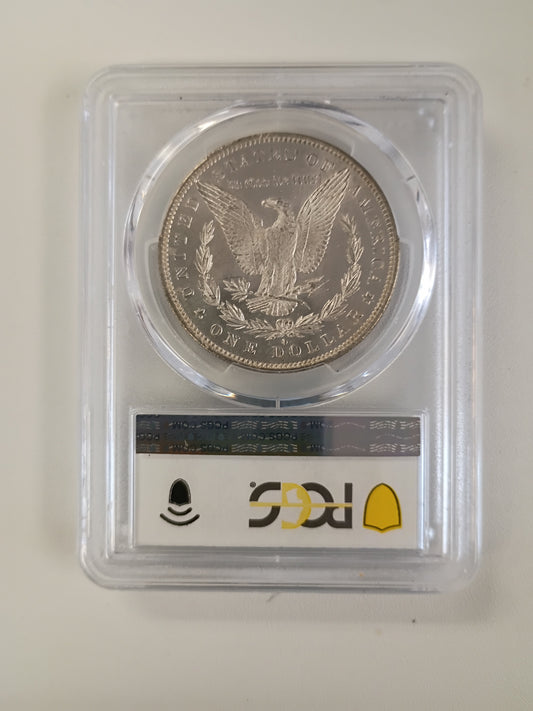 1882 O MORGAN DOLLAR PCGS MS-65