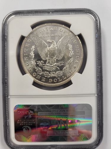 1887/6 Morgan Silver Dollar | NGC MS62 | VAM-2 Overdate | Top-100 Variety | Cert #3217974-015
