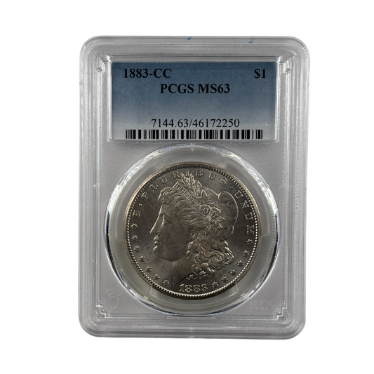 1883-CC Morgan Silver Dollar | PCGS MS63 | Carson City Mint