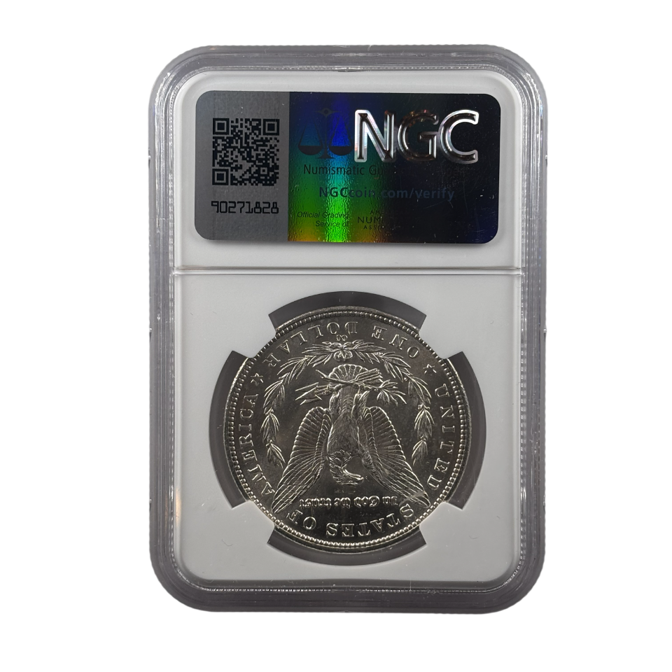 1883-CC Morgan Silver Dollar | NGC MS62 | Cert #6513053-012 | Carson City Mint