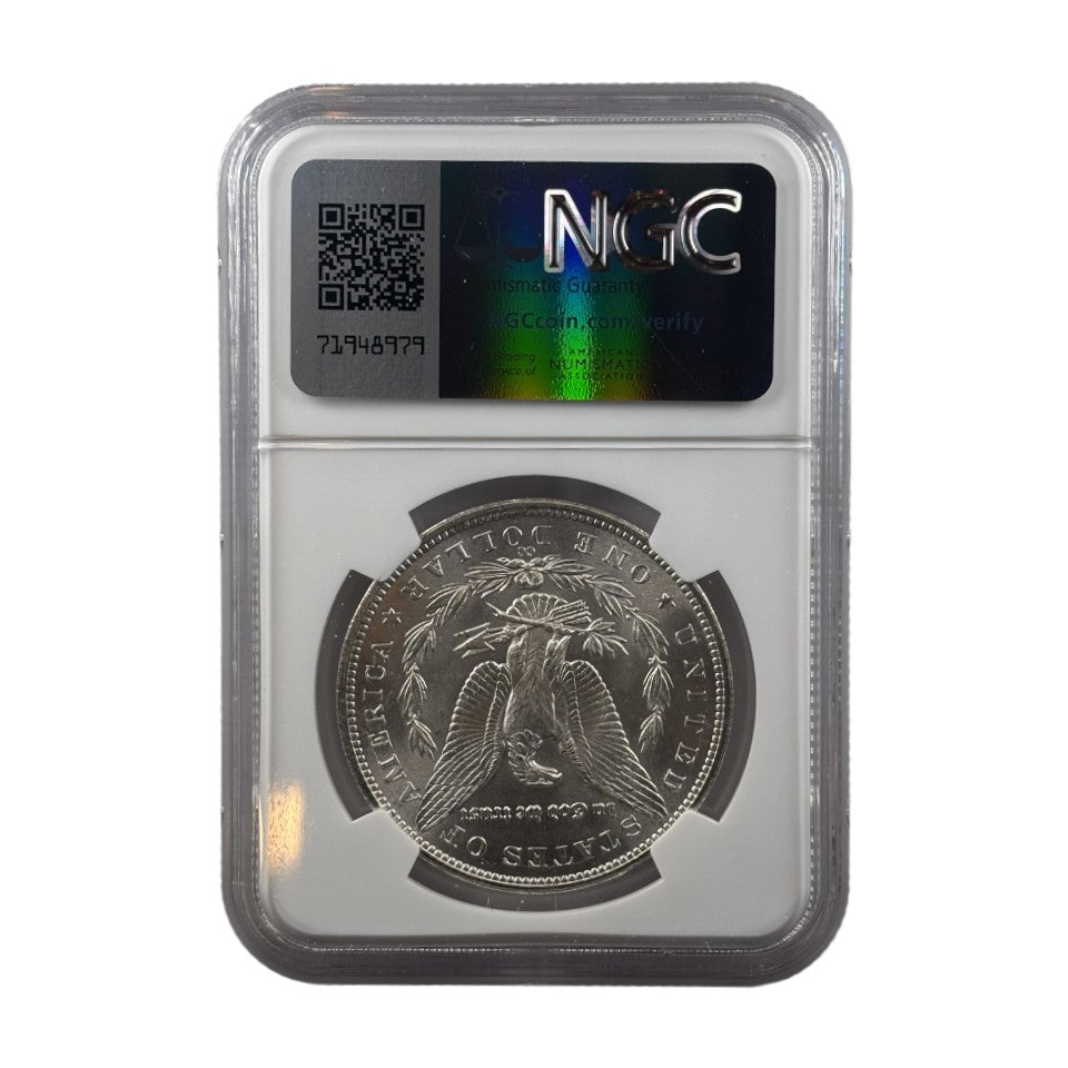 1883-CC Morgan Silver Dollar | NGC MS62 | Cert #6513053-004 | Carson City Mint