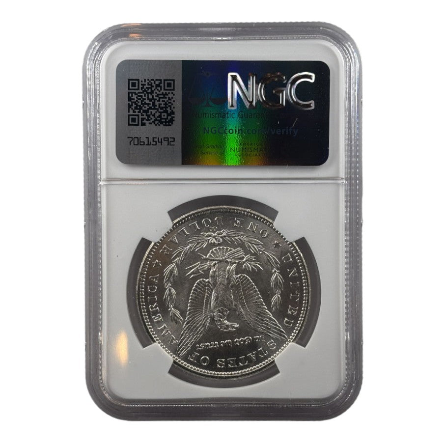 1883-CC Morgan Silver Dollar | NGC MS62 | Cert #6513053-005 | Carson City Mint