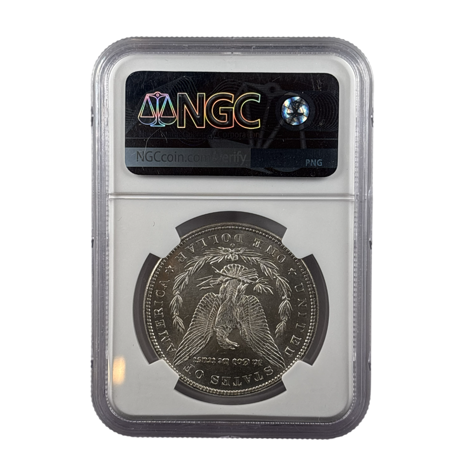 1880-O Morgan Silver Dollar | NGC MS60 | Cert #6273211-027 | New Orleans Mint