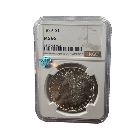 1889 Morgan Silver Dollar | NGC MS66 | Premium Gem BU