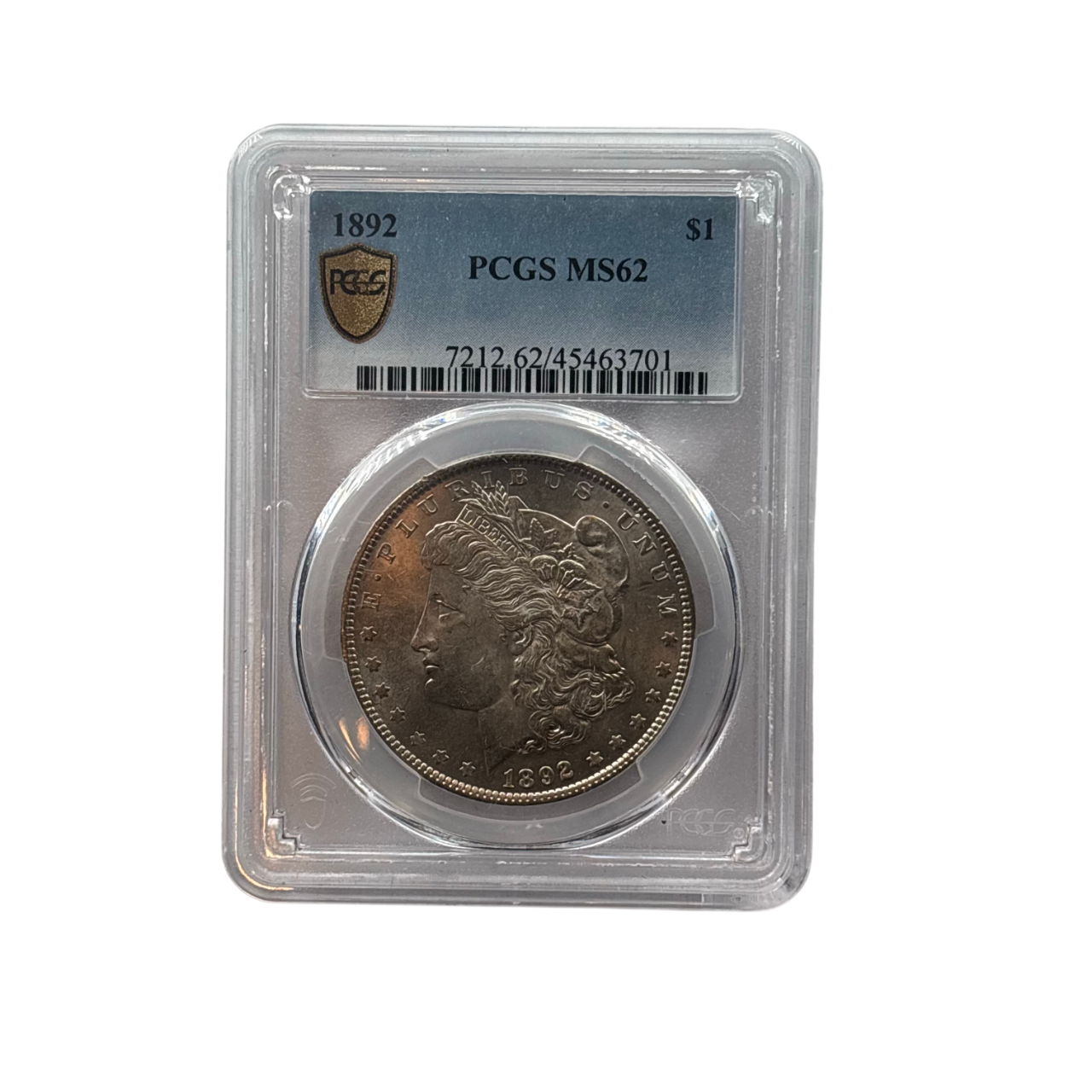 1892 Morgan Silver Dollar | PCGS MS62 | Brilliant Uncirculated
