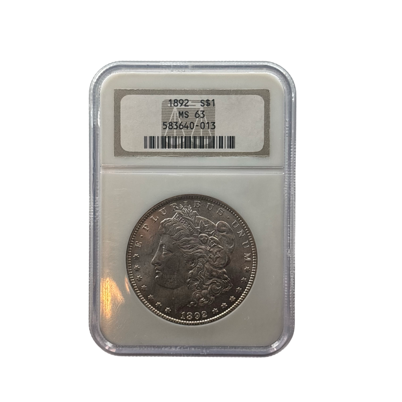 1892 Morgan Silver Dollar | NGC MS63 | Choice Uncirculated