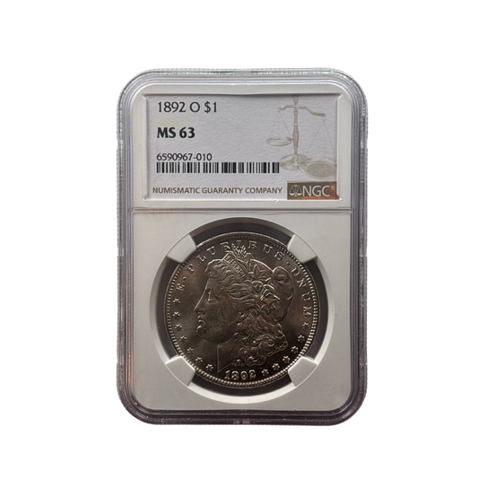 1892-O Morgan Silver Dollar | NGC MS63 | New Orleans Mint