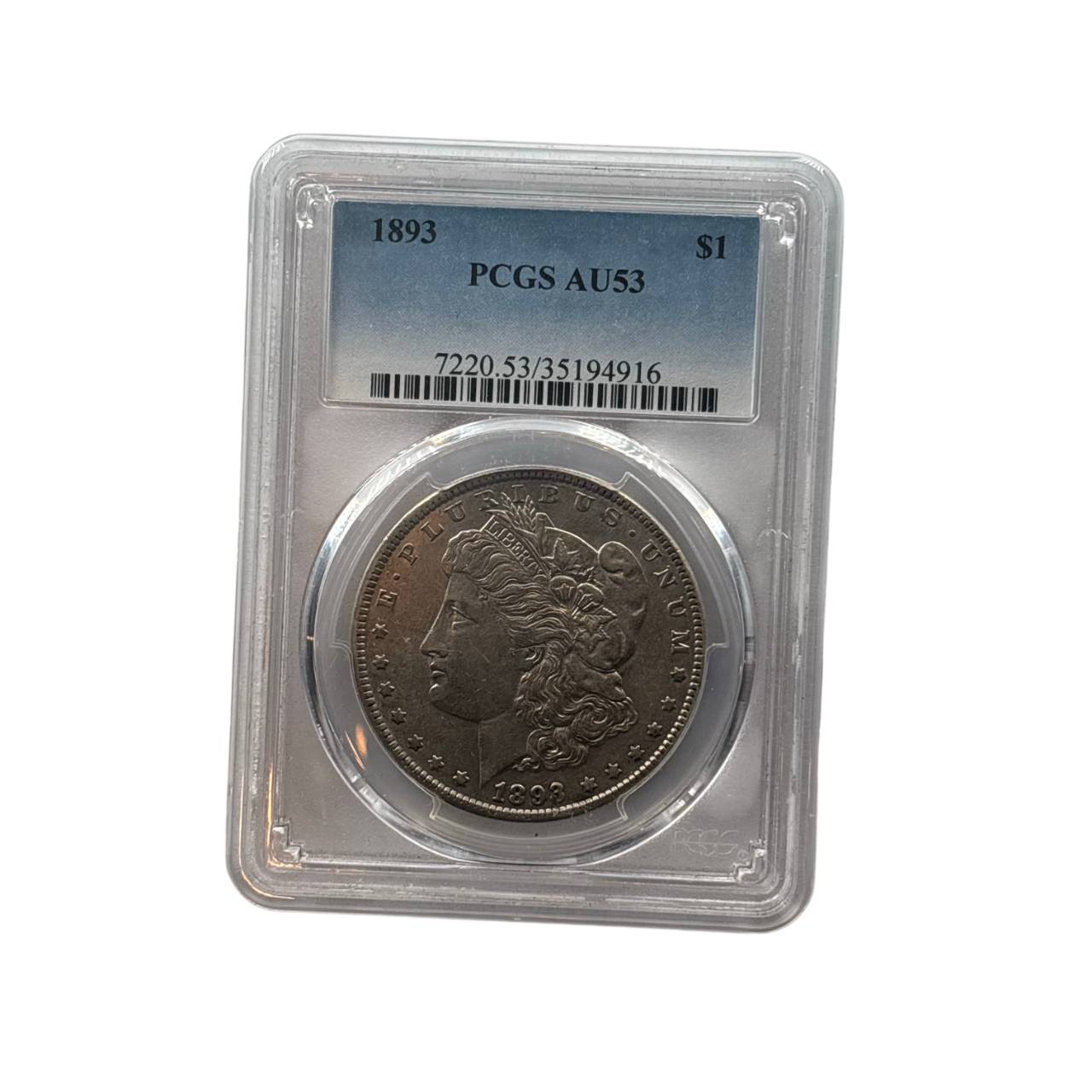 1893 Morgan Silver Dollar | PCGS AU53 | Better Date