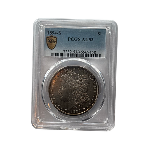 1894-S Morgan Silver Dollar | PCGS AU53 | Key San Francisco Issue